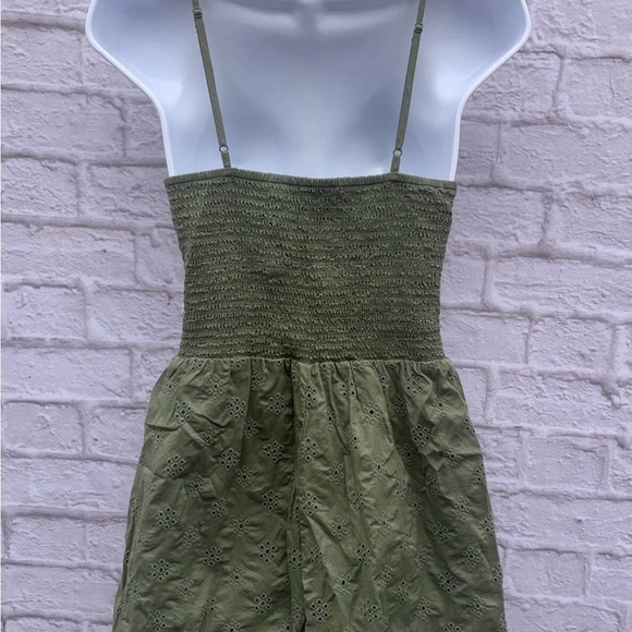 Aerie Khaki Green Front Knot Romper size xs - Picture 5 of 9